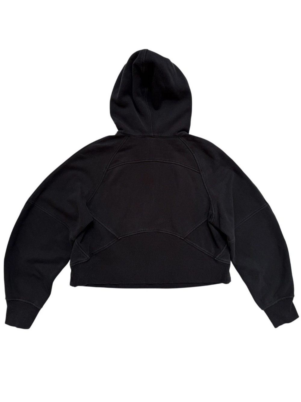 Lululemon Scuba Evolve Oversized Half Zip Hoodie Sz XS/S Black - Picture 4 of 5